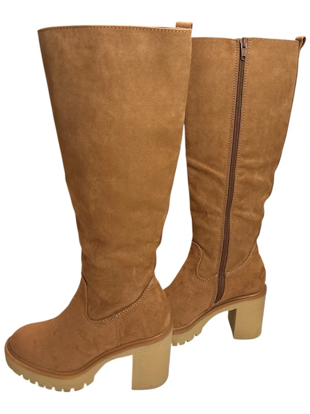 Universal Thread Tall Faux Suede Over-the-Knee Boots - Cognac